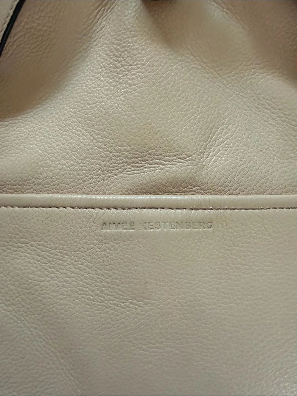 Aimee Kestenberg Blush Leather Backpack with Center Zip